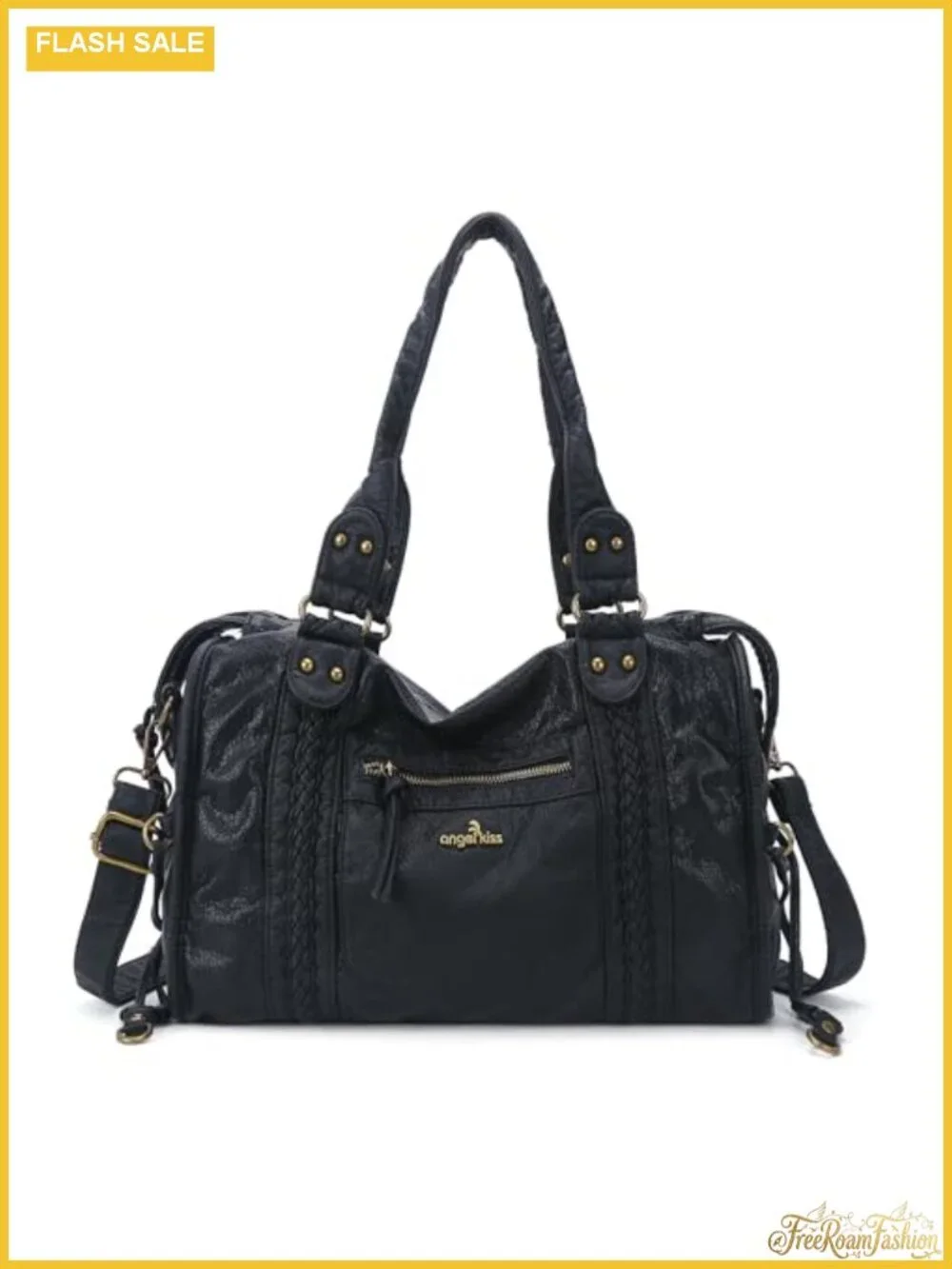 Vegan Leather Hobo Satchel Large Tote Handbag Women Shoulder Bag